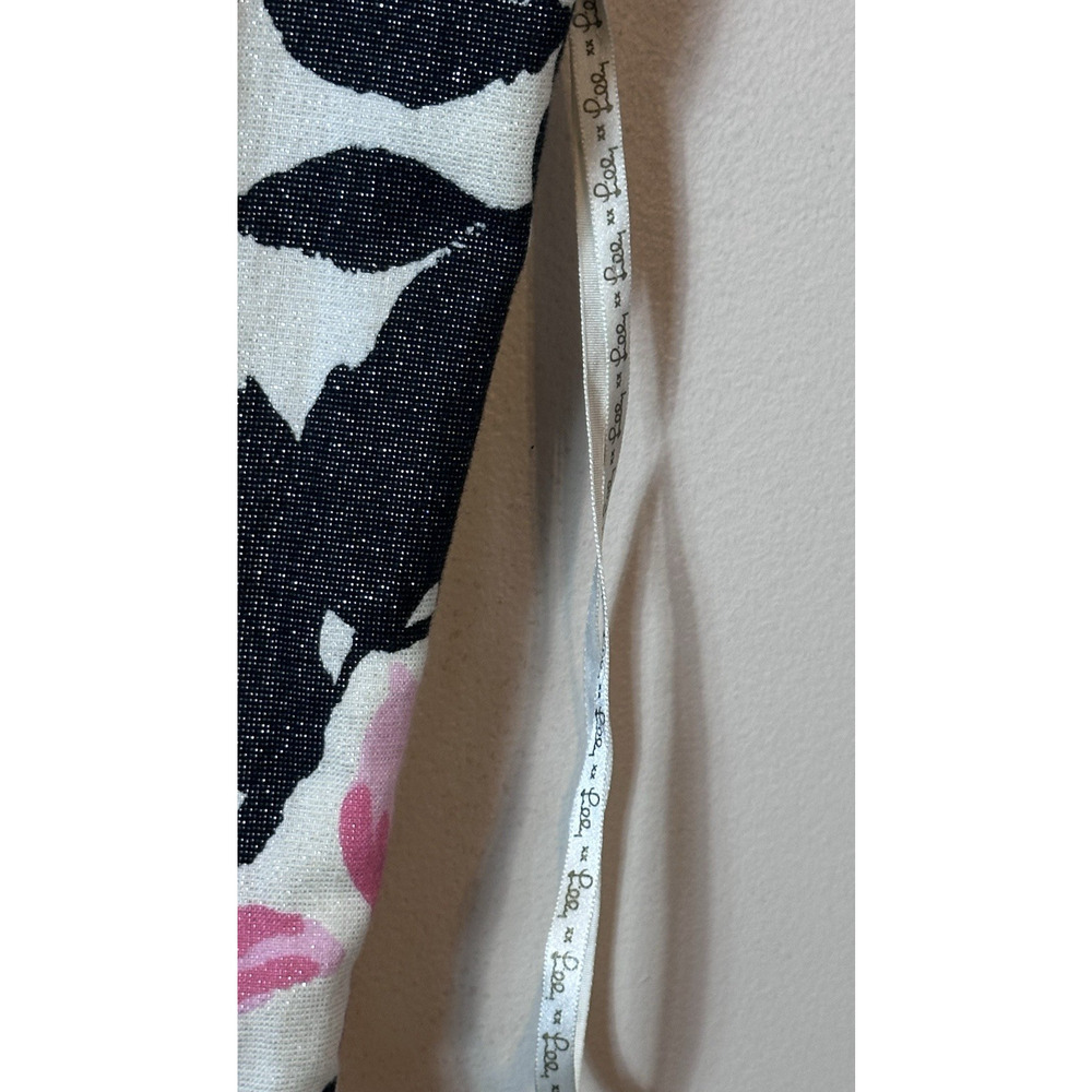 Lilly Pulitzer Dress Womens Size 8 White Strike Of Midnight Floral Jeweled Shift - Picture 7 of 16